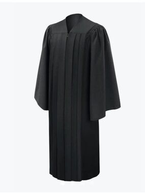 Black High School Graduation Gown